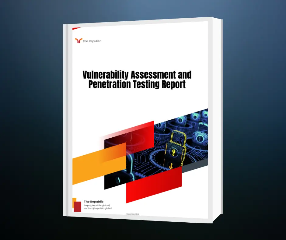 Sample VAPT report cover